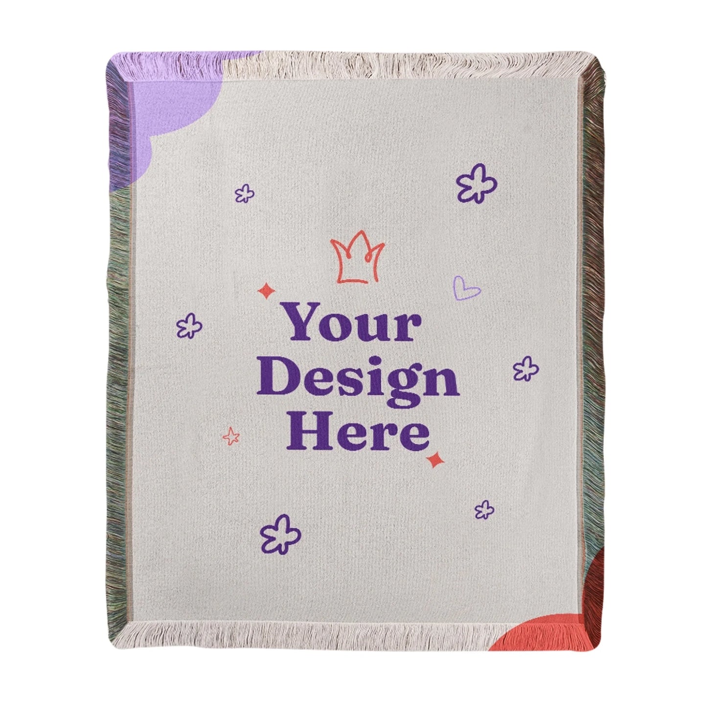 Printed Woven Blanket Amazon Vertical