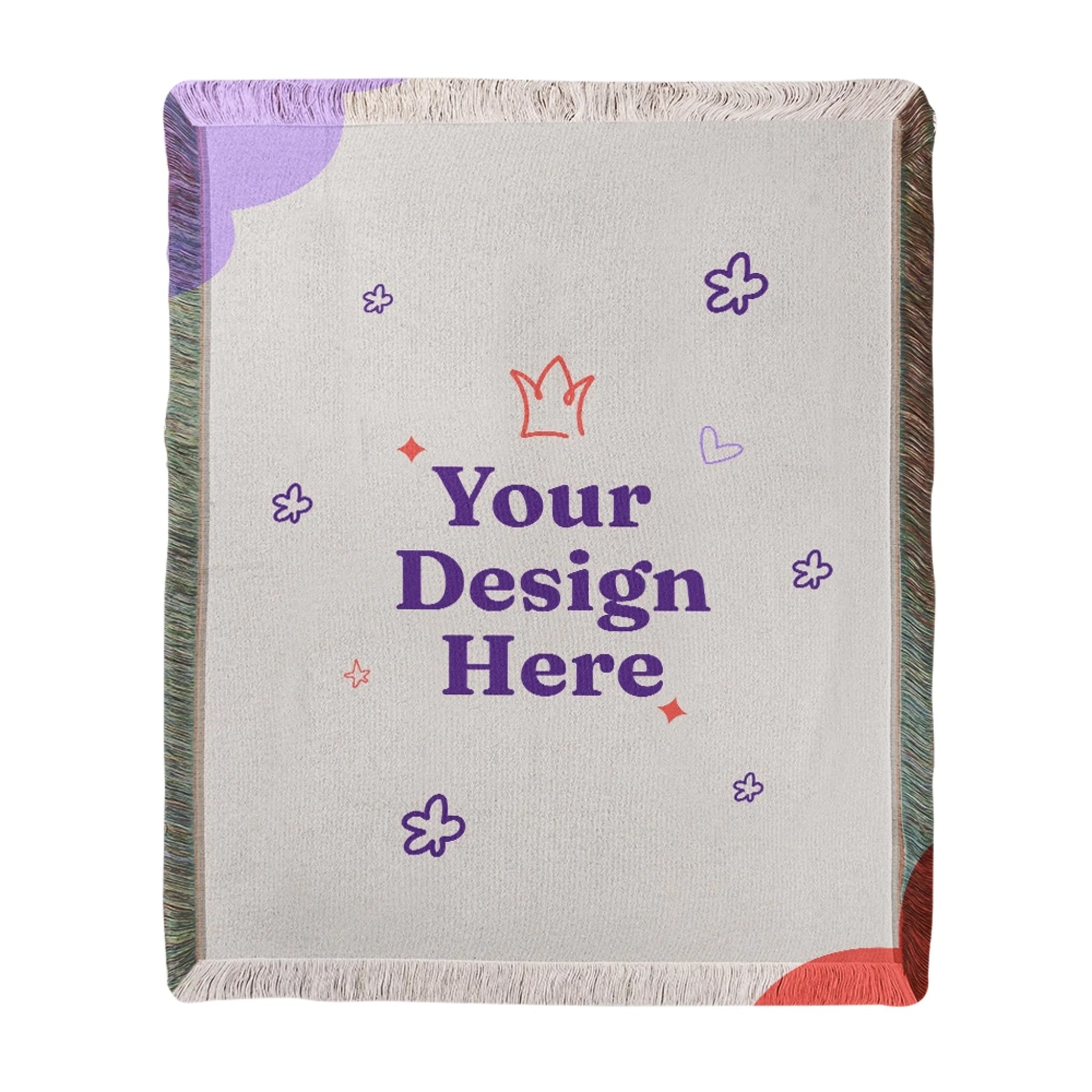 Printed Woven Blanket Amazon Vertical