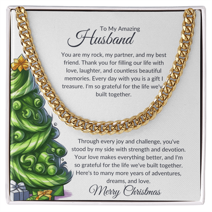 You Are My Rock Chain For Husband Christmas
