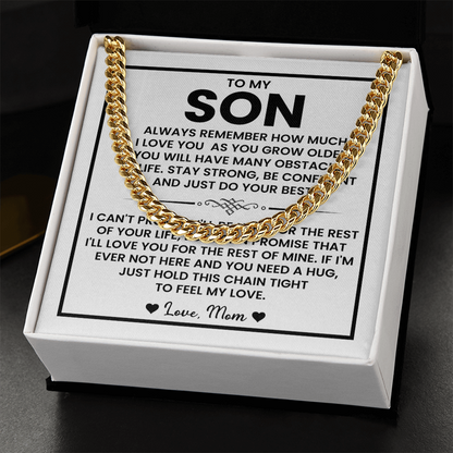 To My Son Chain