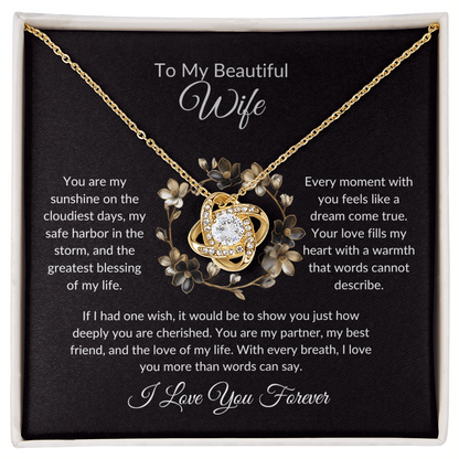 Love Knot Wife Golden Flower