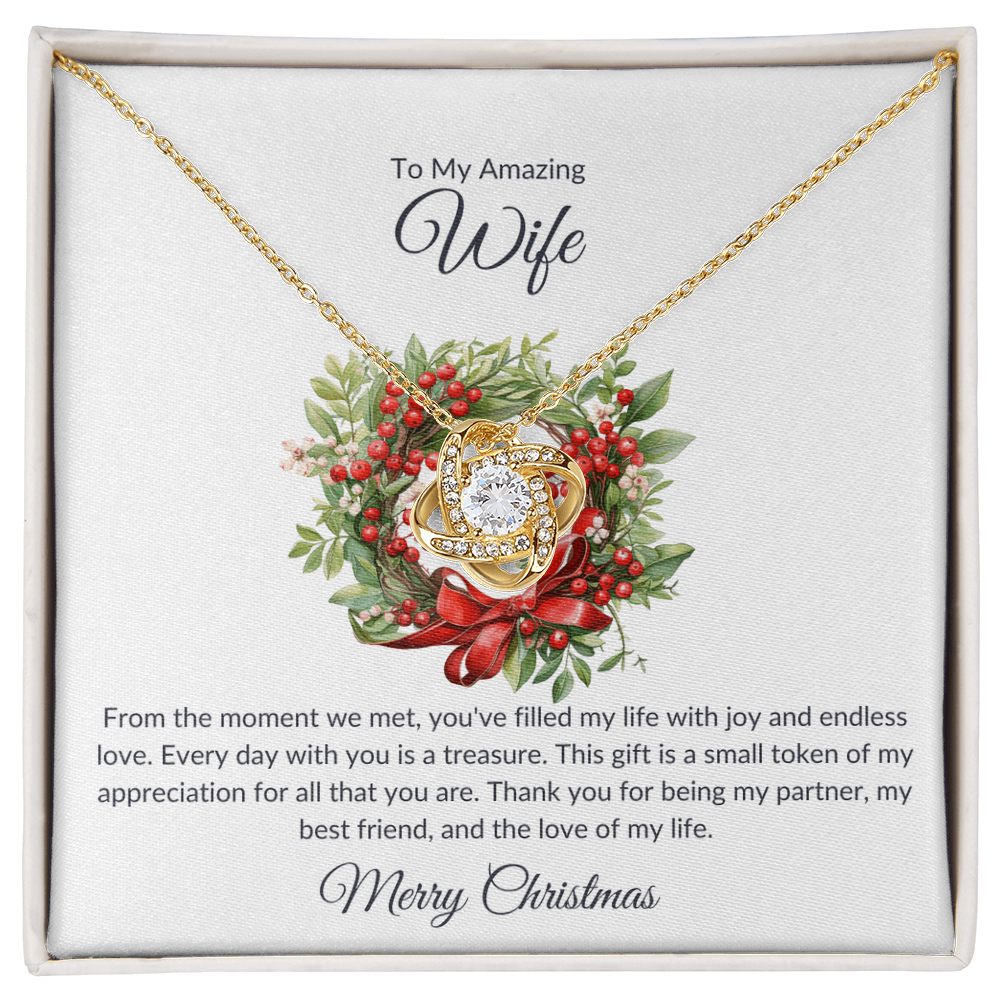 Love Knot Wreath For an Amazing Wife