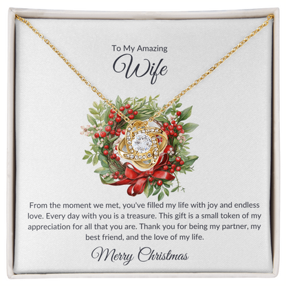 Love Knot Wreath For an Amazing Wife