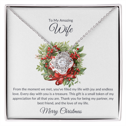 Love Knot Wreath For an Amazing Wife