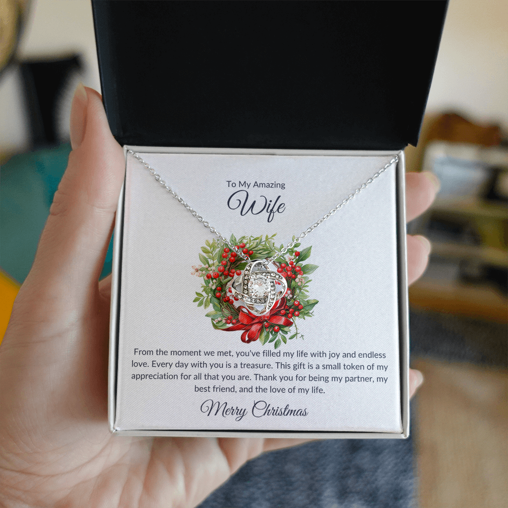 Love Knot Wreath For an Amazing Wife